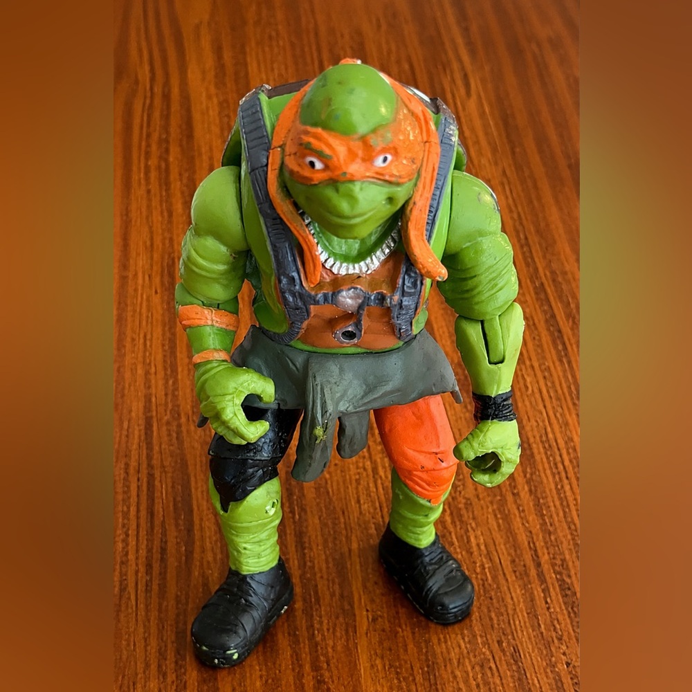 TMNT Michelangelo 11” Giant Action Figure 2015 Playmates Movie